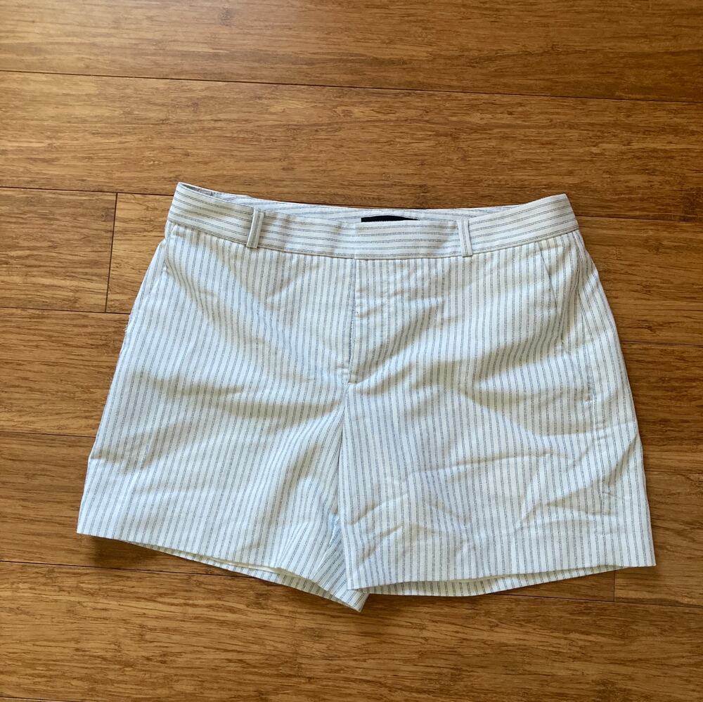 Banana Republic Lined Pinstripe Shorts, Size 4